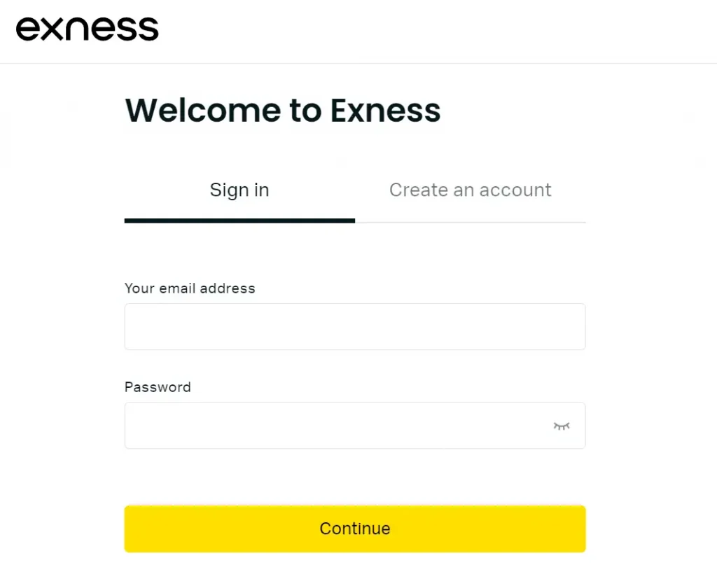 Accessing Your Exness Account